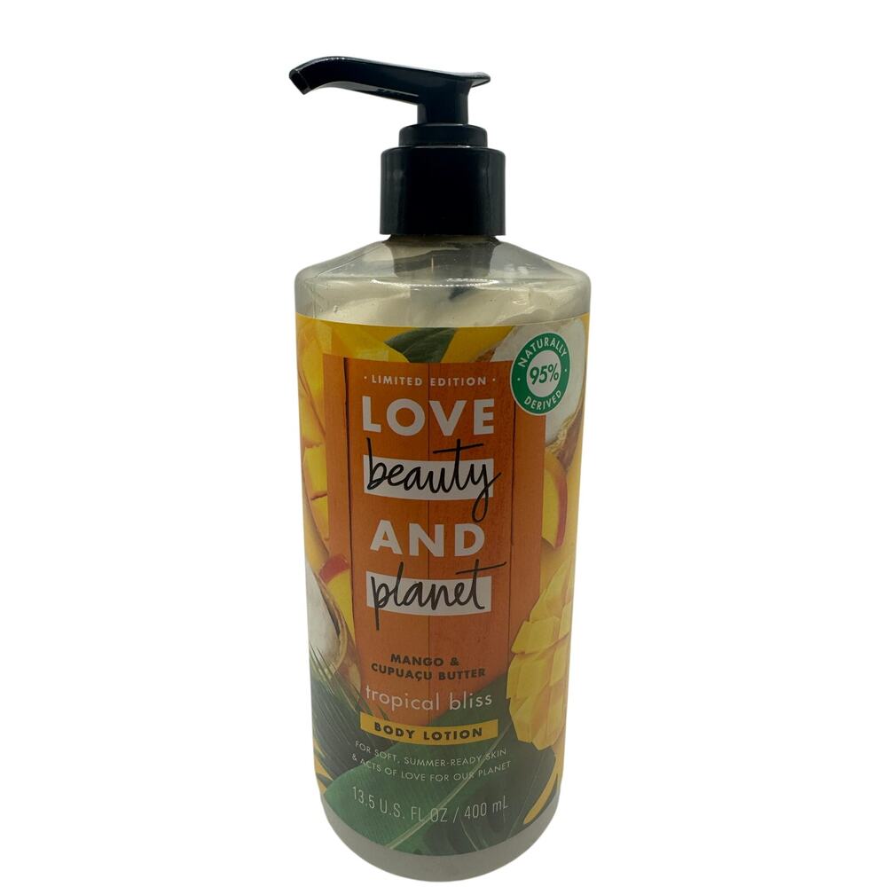 Love Beauty And Planet Mango & Cupuacu Butter Tropical Bliss Body Lotion - New